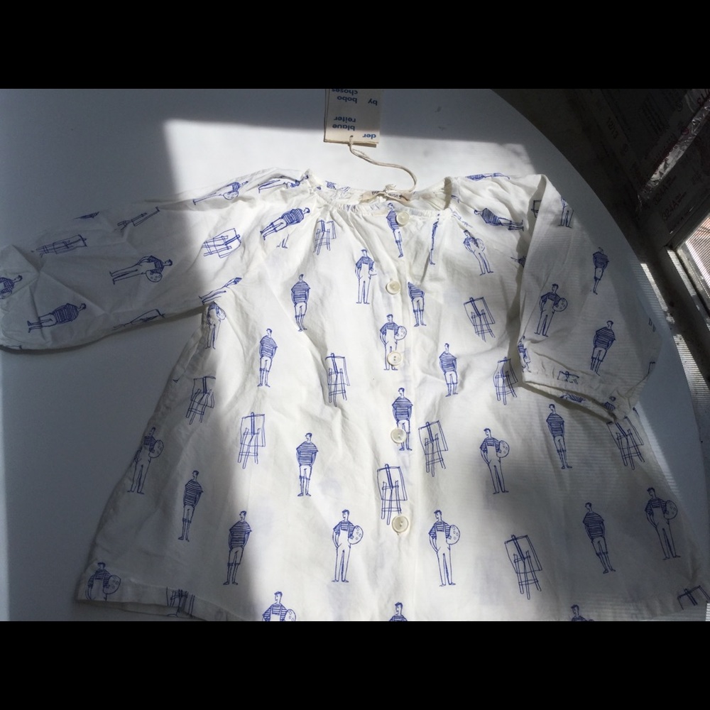 Bobo Choses blouse size 6/7 NWT